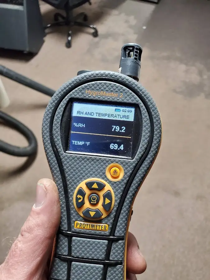 Moisture meter humidity assessment for Fire & Smoke Damage Restoration in Laie