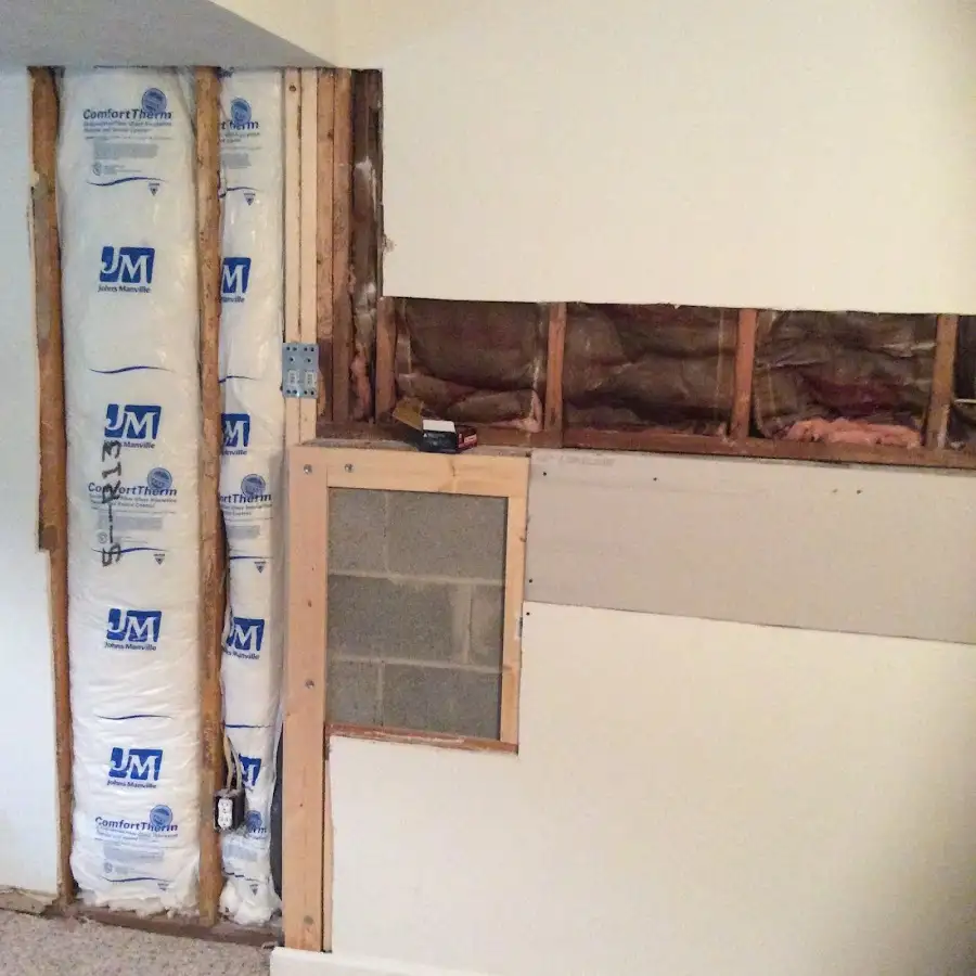 Wall insulation replacement during Odor Removal & Deodorization in Laie